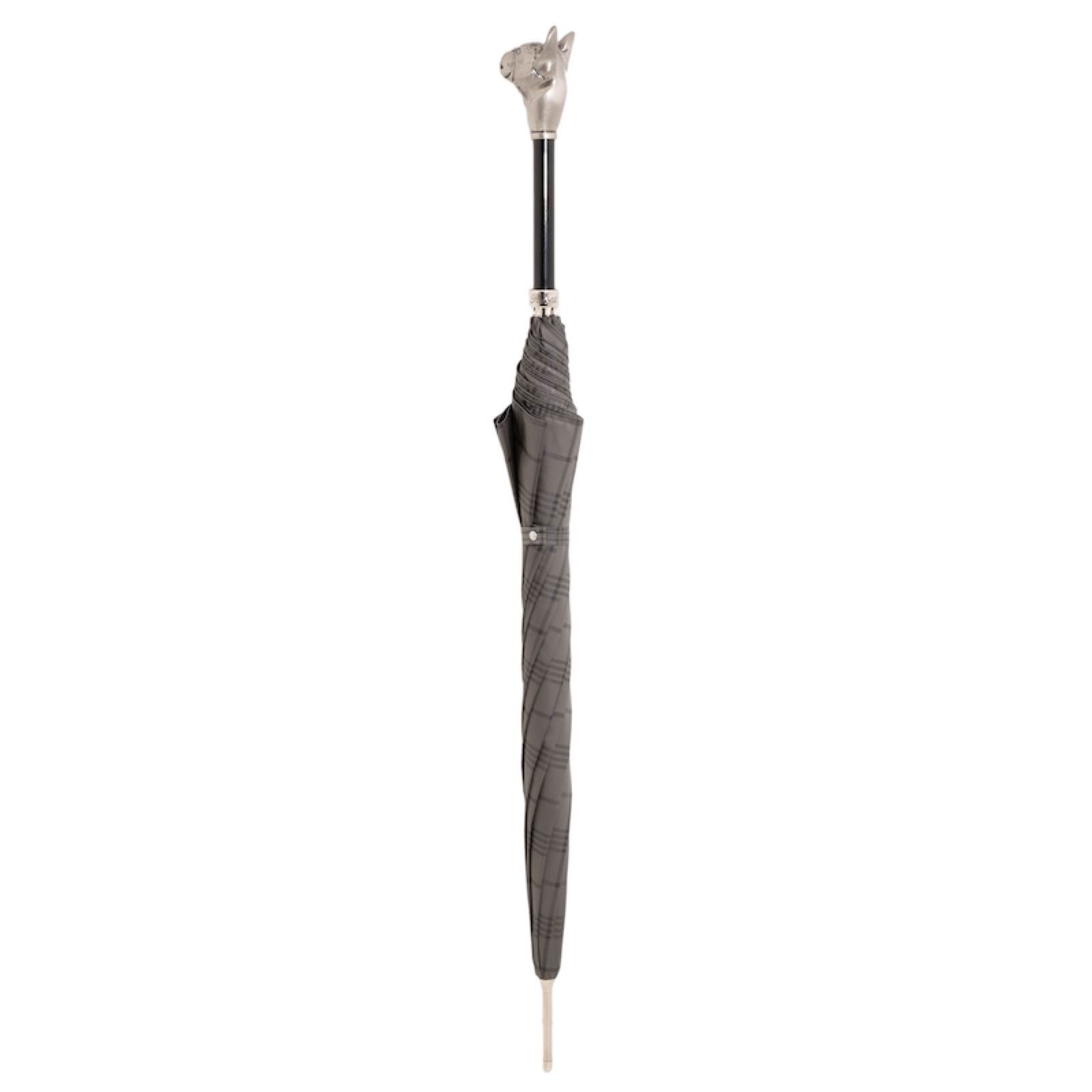 Check Bulldog Umbrella with Aluminum Handle – Handmade in Italy