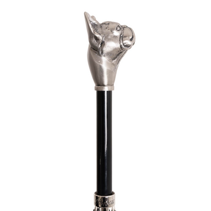 Check Bulldog Umbrella with Aluminum Handle – Handmade in Italy