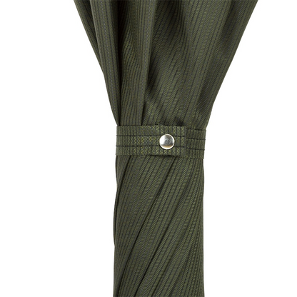 Green Umbrella with Silver Lion Handle – Handmade Italian Luxury