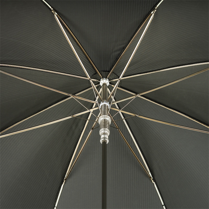 Green Umbrella with Silver Lion Handle – Handmade Italian Luxury