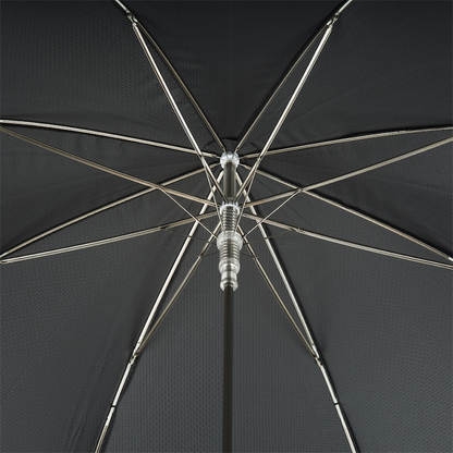 Designer Black Umbrella with Brass Claw Handle