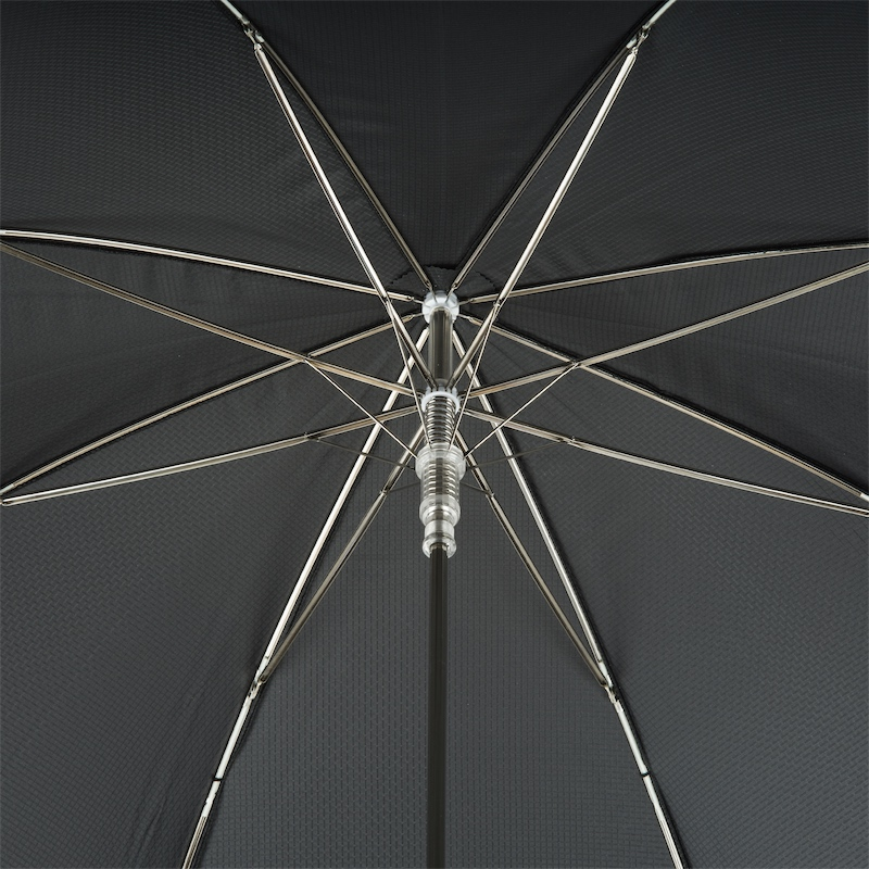 Designer Black Umbrella with Brass Claw Handle