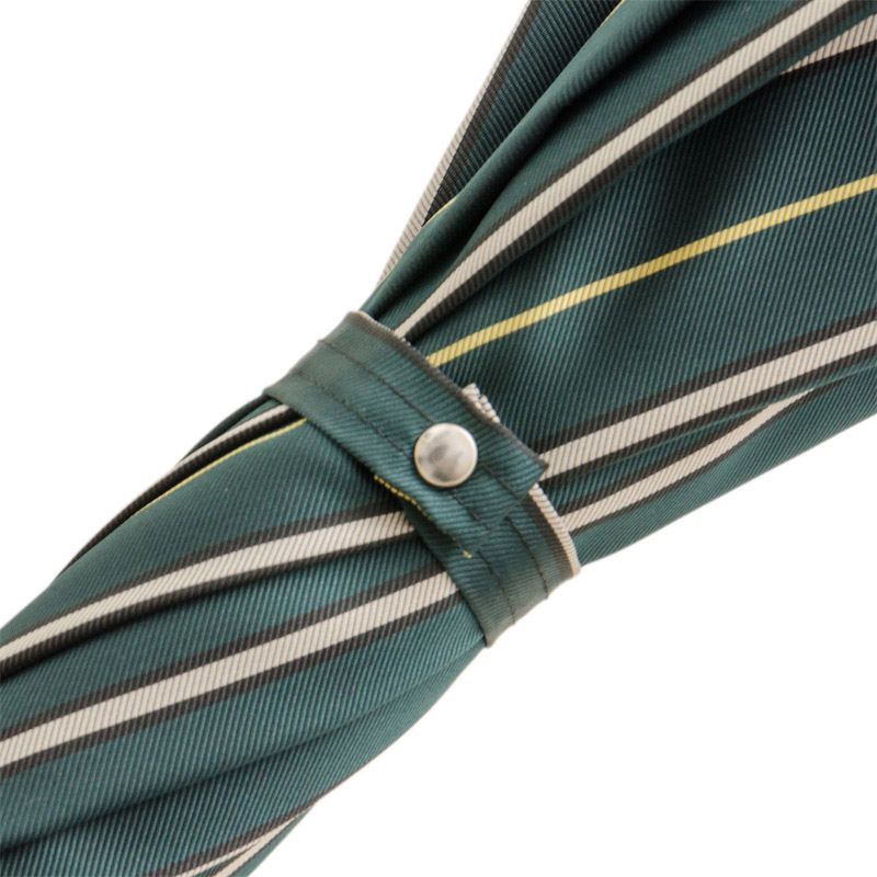 Striped Umbrella with Duck Handle – Handmade Italian Luxury