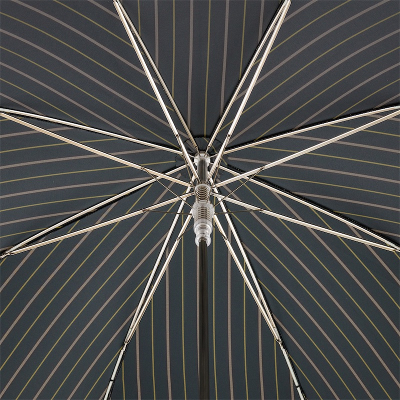 Striped Umbrella with Duck Handle – Handmade Italian Luxury