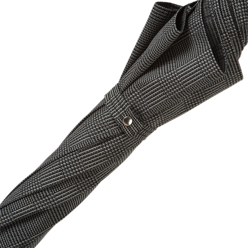 Milford Umbrella with Braided Leather Handle – Handmade in Italy