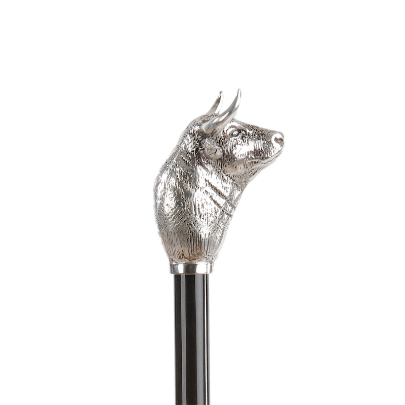 Bull Umbrella with Brass Handle – Handmade in Italy