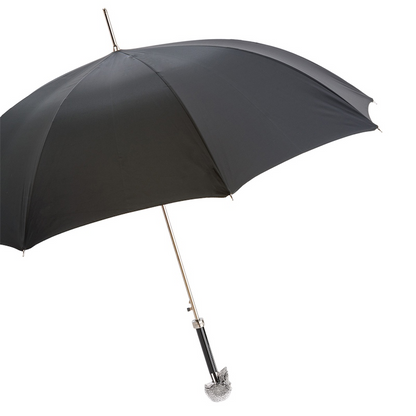 Luxury Swarovski Skull Umbrella – Handmade Italian Designer Craft