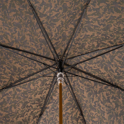 Luxury Wolf Umbrella with Brass Handle – Handmade Italian Design