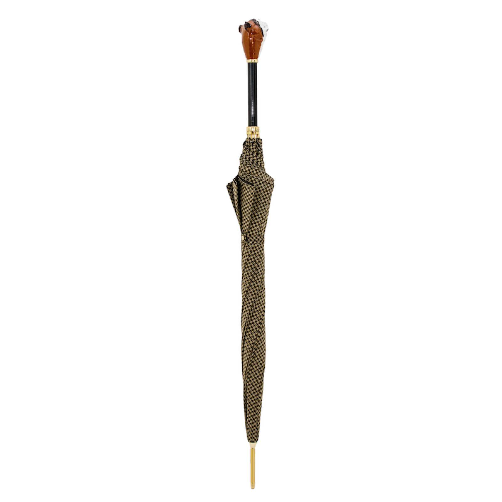 Luxury English Bulldog Umbrella – Handmade Italian Designer Craft