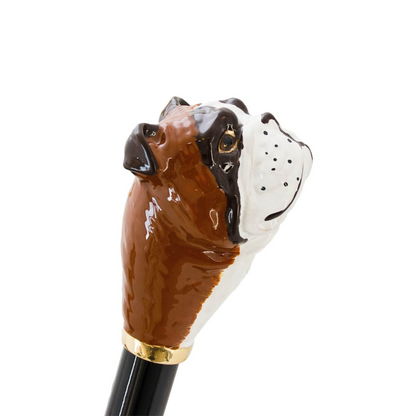 Luxury English Bulldog Umbrella – Handmade Italian Designer Craft