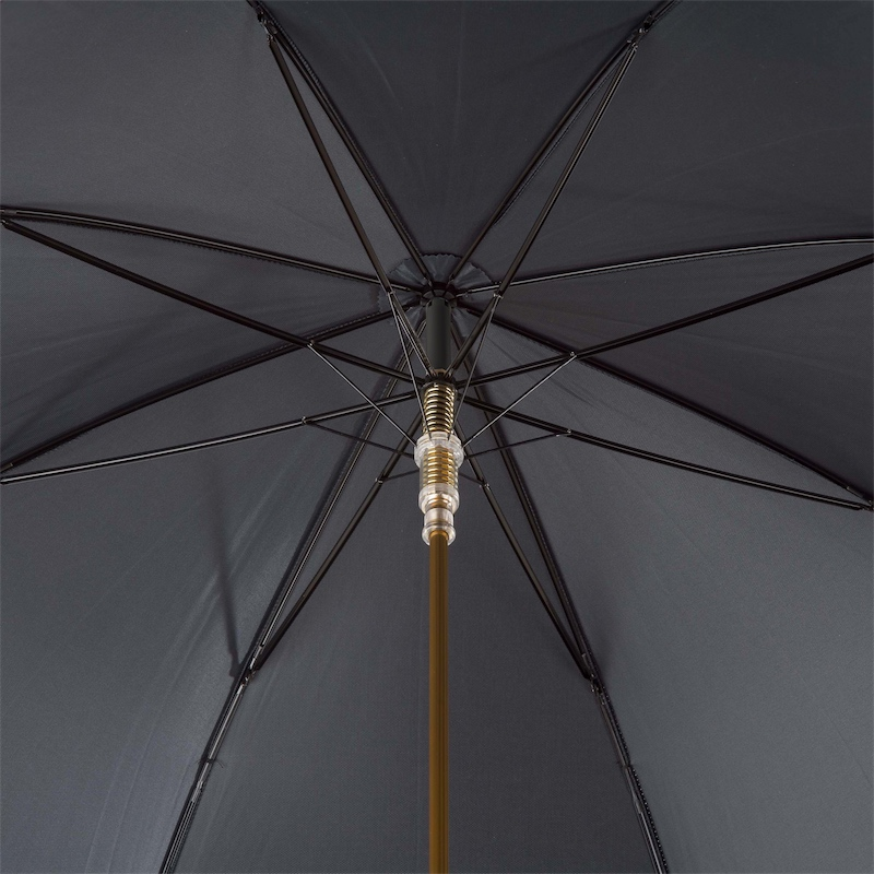 Black Panther Men’s Umbrella with Enameled Brass Handle