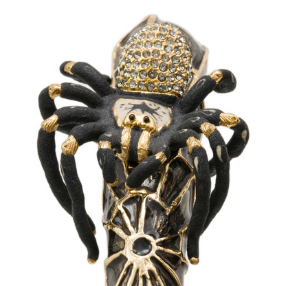 Tarantula Umbrella with Swarovski Crystals – Handmade in Italy