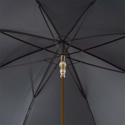Golden Skull Umbrella with Gilt Resin Handle – Handmade in Italy