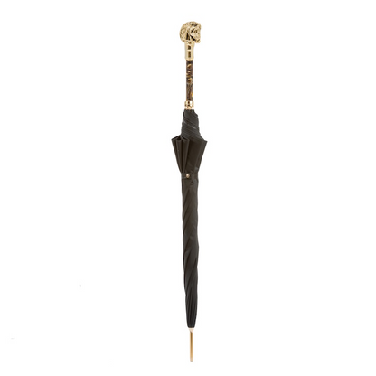 Luxury Golden Horse Umbrella – Handmade Italian Designer Craft