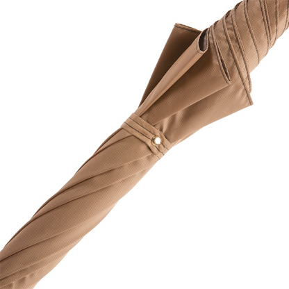 Luxury Owl Umbrella with Enameled Brass Handle – Handmade in Italy