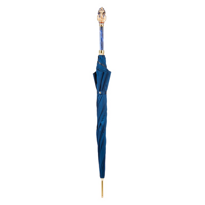 Tutankhamon Umbrella with Enameled Brass Handle – Handmade in Italy