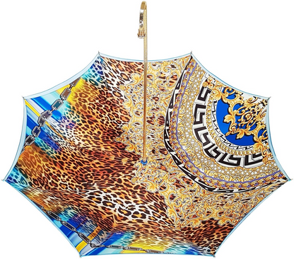 Exclusive Leopardized Umbrella – Bold Elegance Meets Italian Artistry