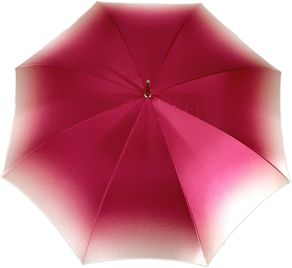 Black and White Dots Print Umbrella with Swarovski Crystal Handle