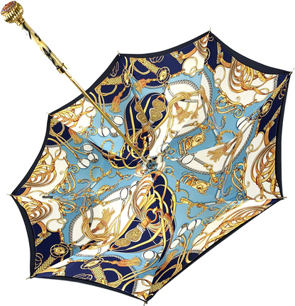 Fantasy Blue Women's Umbrella – Chic Elegance in Every Detail