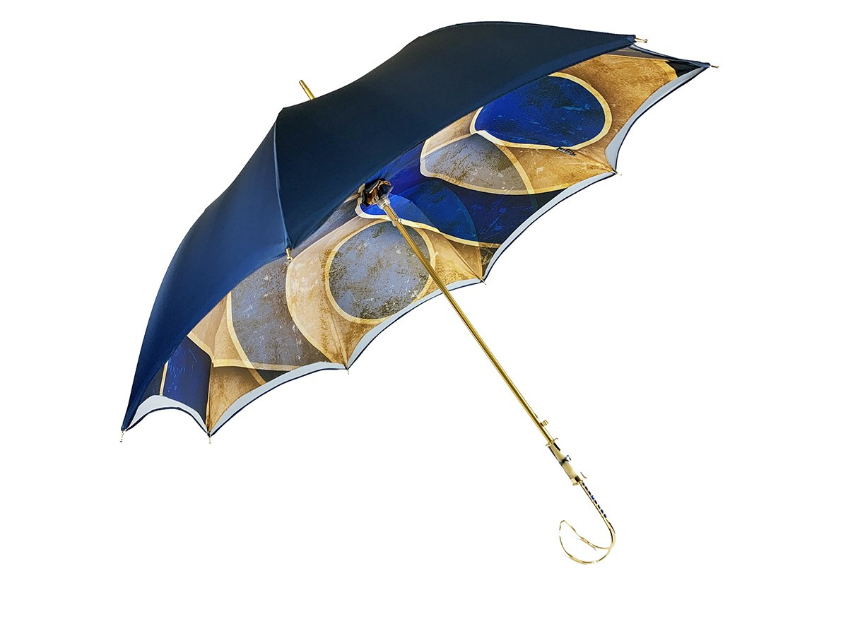 Exclusive Abstract Design with Swarovski Elegance Handcrafted Umbrella