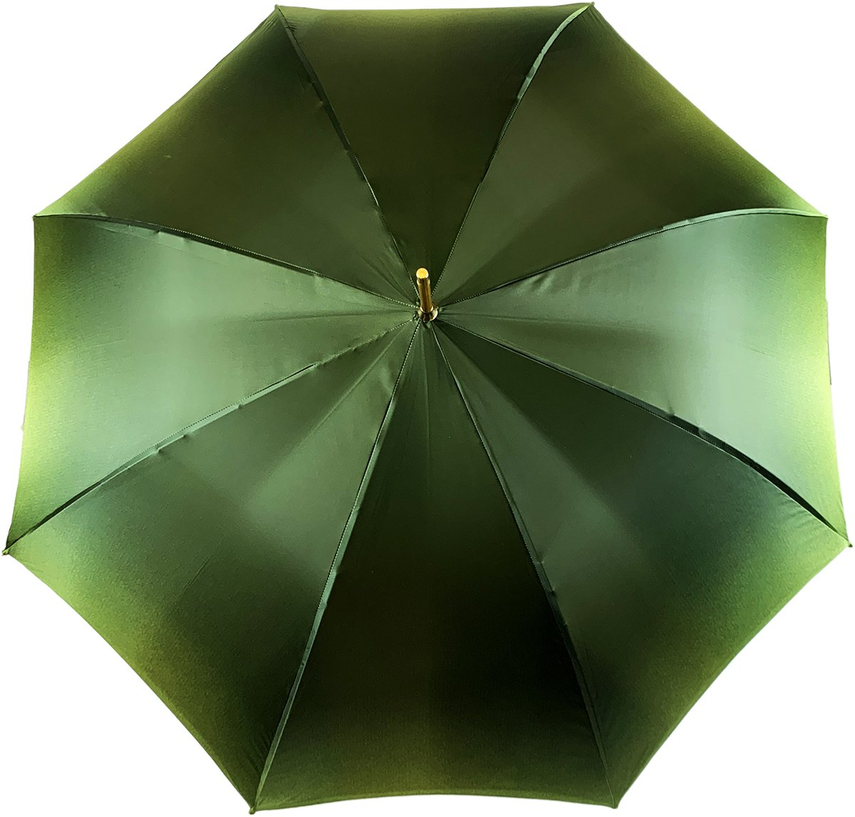 Elegant Stylish Green Floral Umbrella – Italian Handmade Luxury
