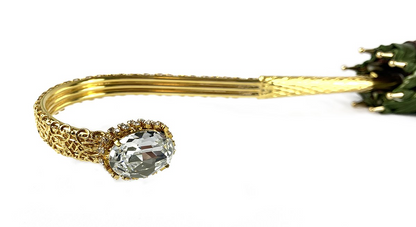 Elegant Stylish Green Floral Umbrella – Italian Handmade Luxury