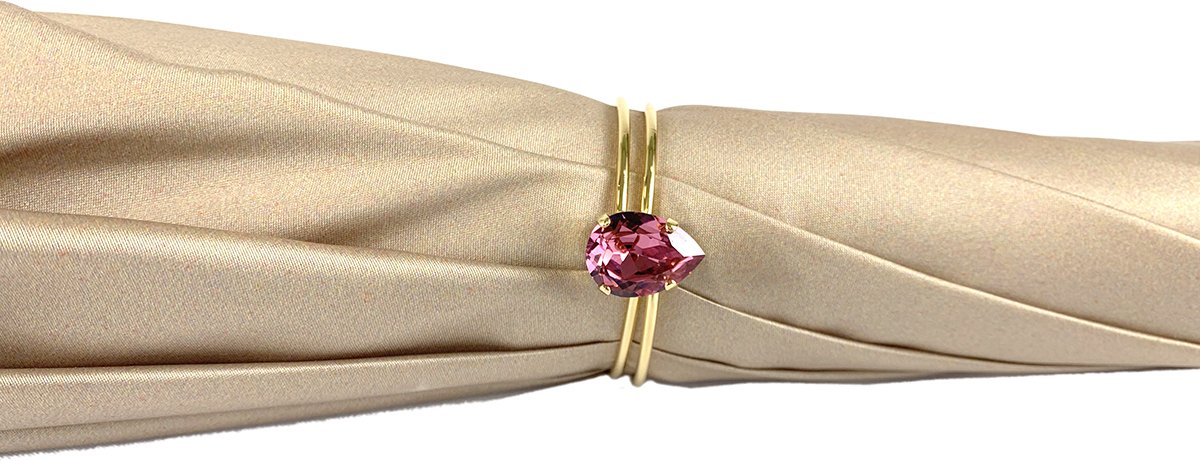 Exclusive Handmade Cream Umbrella – Abstract Design