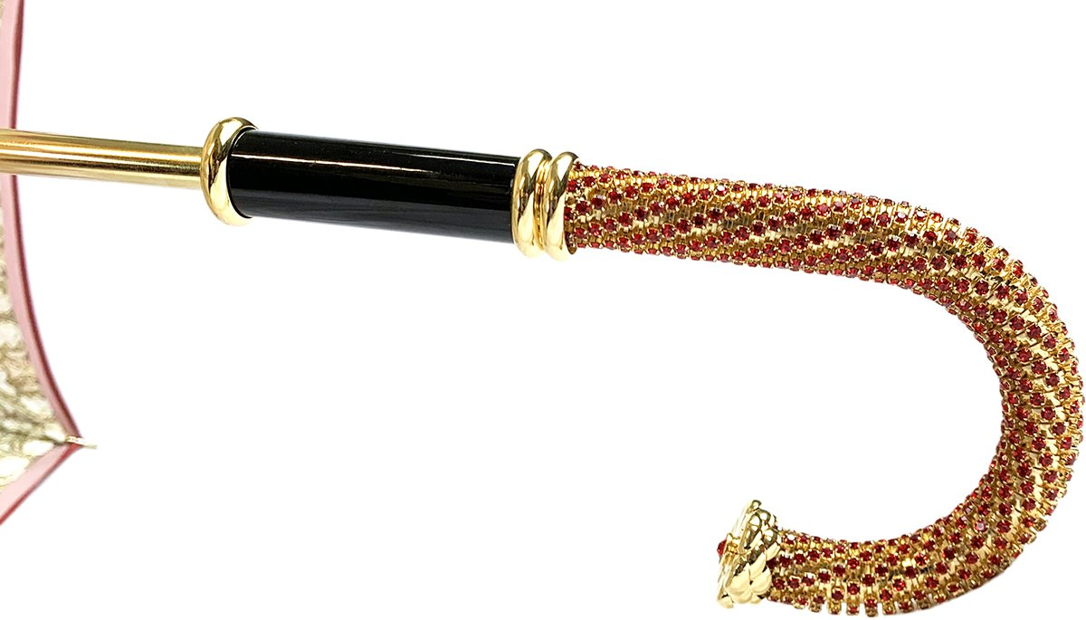 Luxurious Baroque Print Umbrella – Handmade Italian Elegance