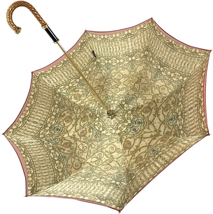 Luxurious Baroque Print Umbrella – Handmade Italian Elegance