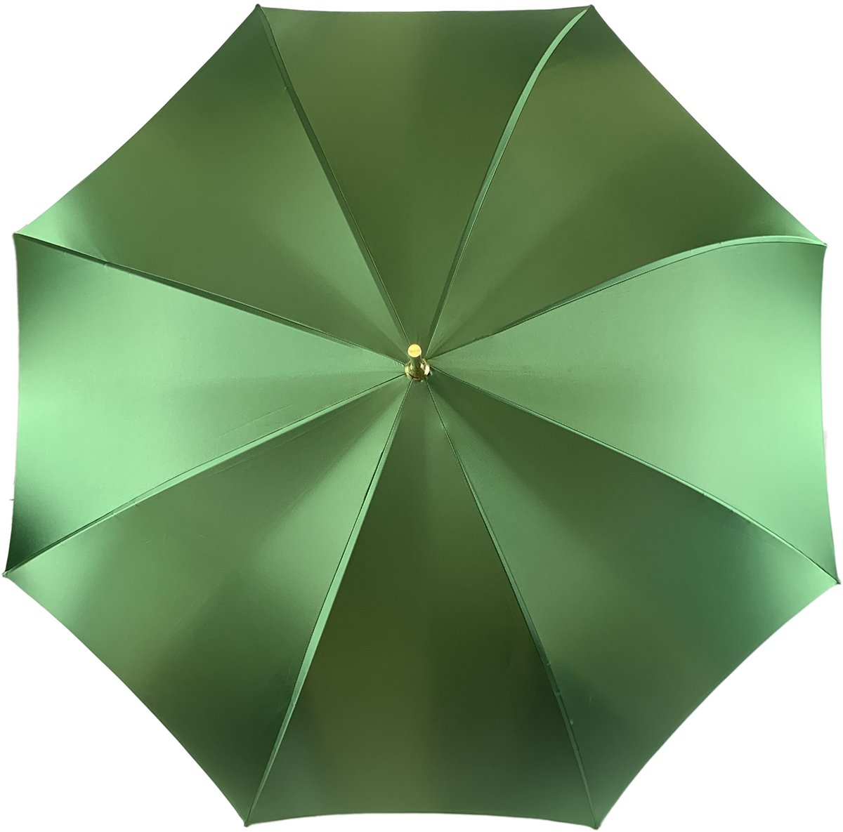 Elegant Women's Green Umbrella with Emerald Rhinestones
