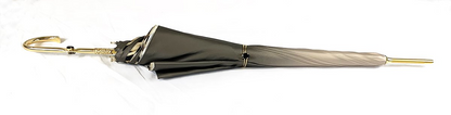 Elegant Double Cloth Umbrella in Luxurious Chocolate Tone