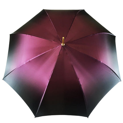 Unique Amethyst Elegance – Exclusive Plume Design Umbrella
