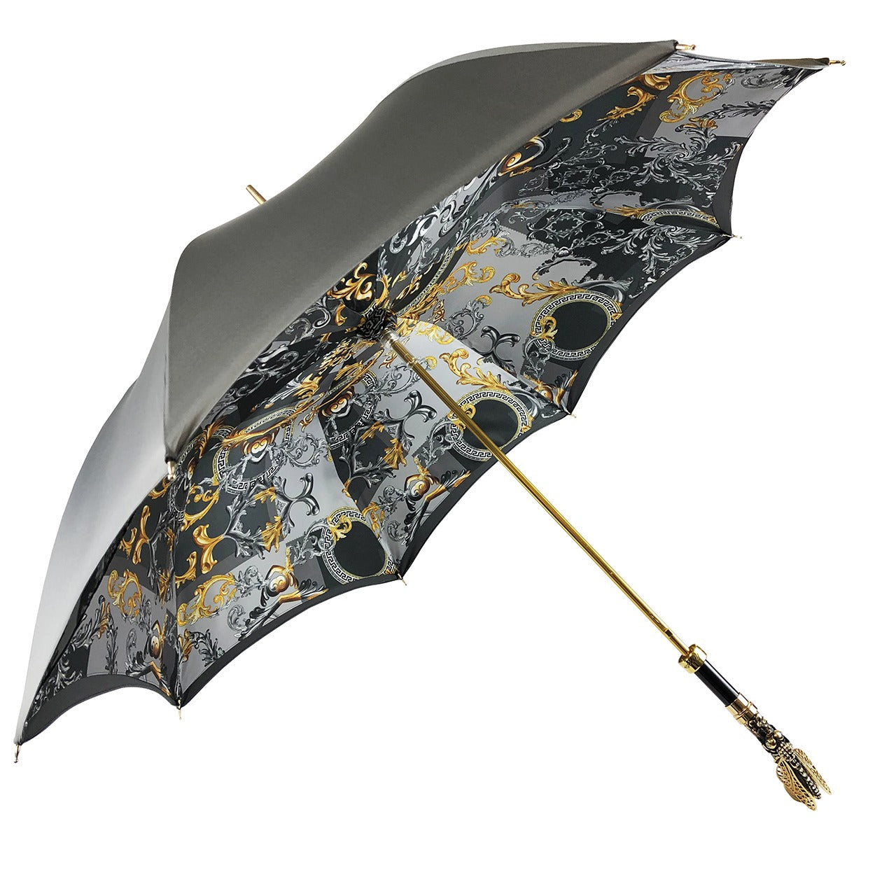 Elegant Handcrafted Umbrella with Dragonfly – Italian Luxury Design