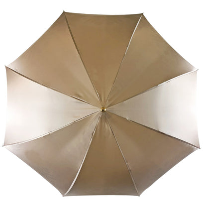 Fine and Elegant Animalier Umbrella with Gold Snake Handle