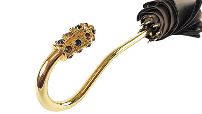 Luxury Handle Exclusive Leopard Design Umbrella