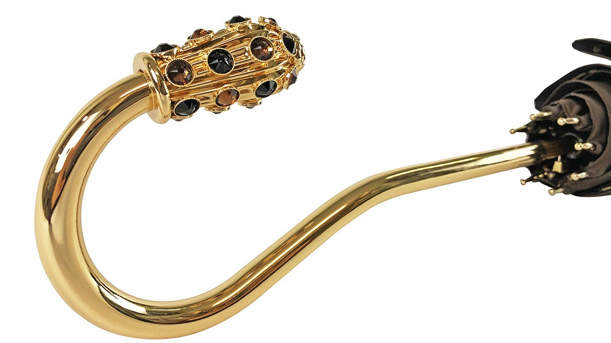 Luxury Handle Exclusive Leopard Design Umbrella