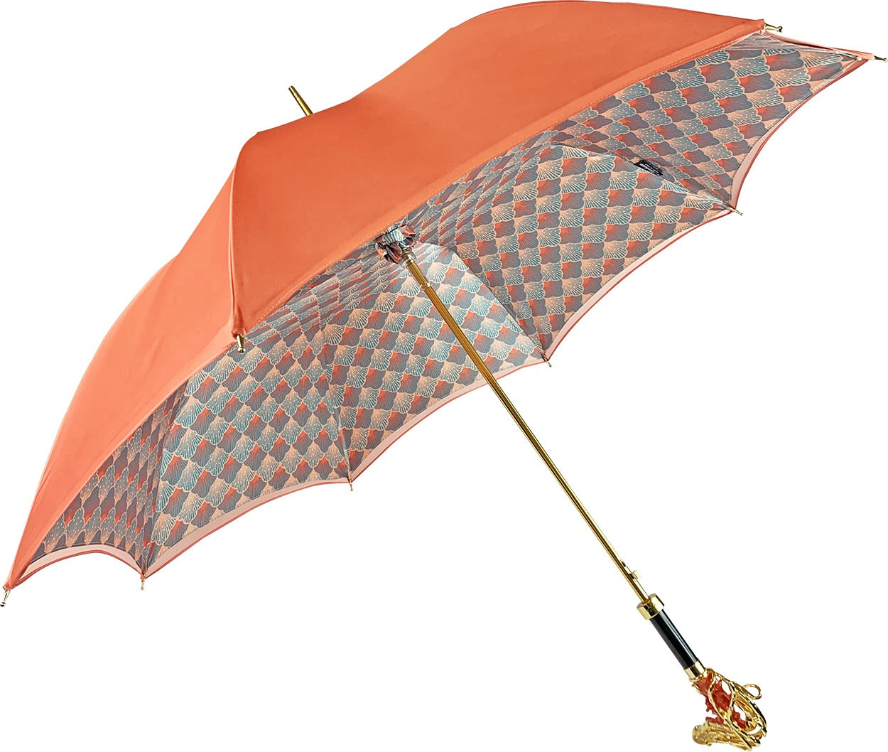 Wonderful Goldplated Octopus with Crystals Umbrella – Italian Artistry