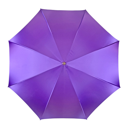 Precious Purple Umbrella with Yellow Crystals – Handcrafted Luxury