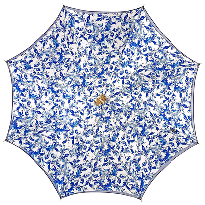 Handcrafted Fine and Elegant Light Blue Women's Umbrella