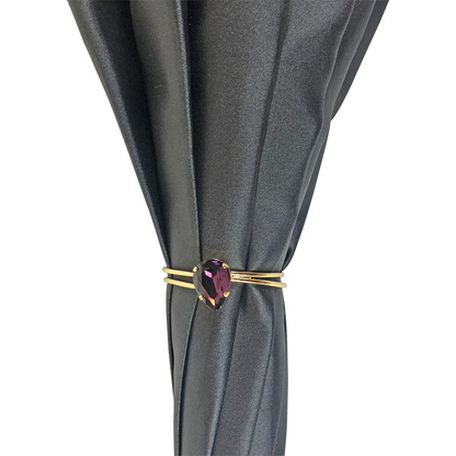 Exclusive Stunning Grey Umbrella with Light Purple Interior