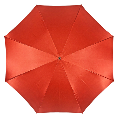 Luxury Red Umbrella with Egyptian Interior and 24K Gold Crystal Handle
