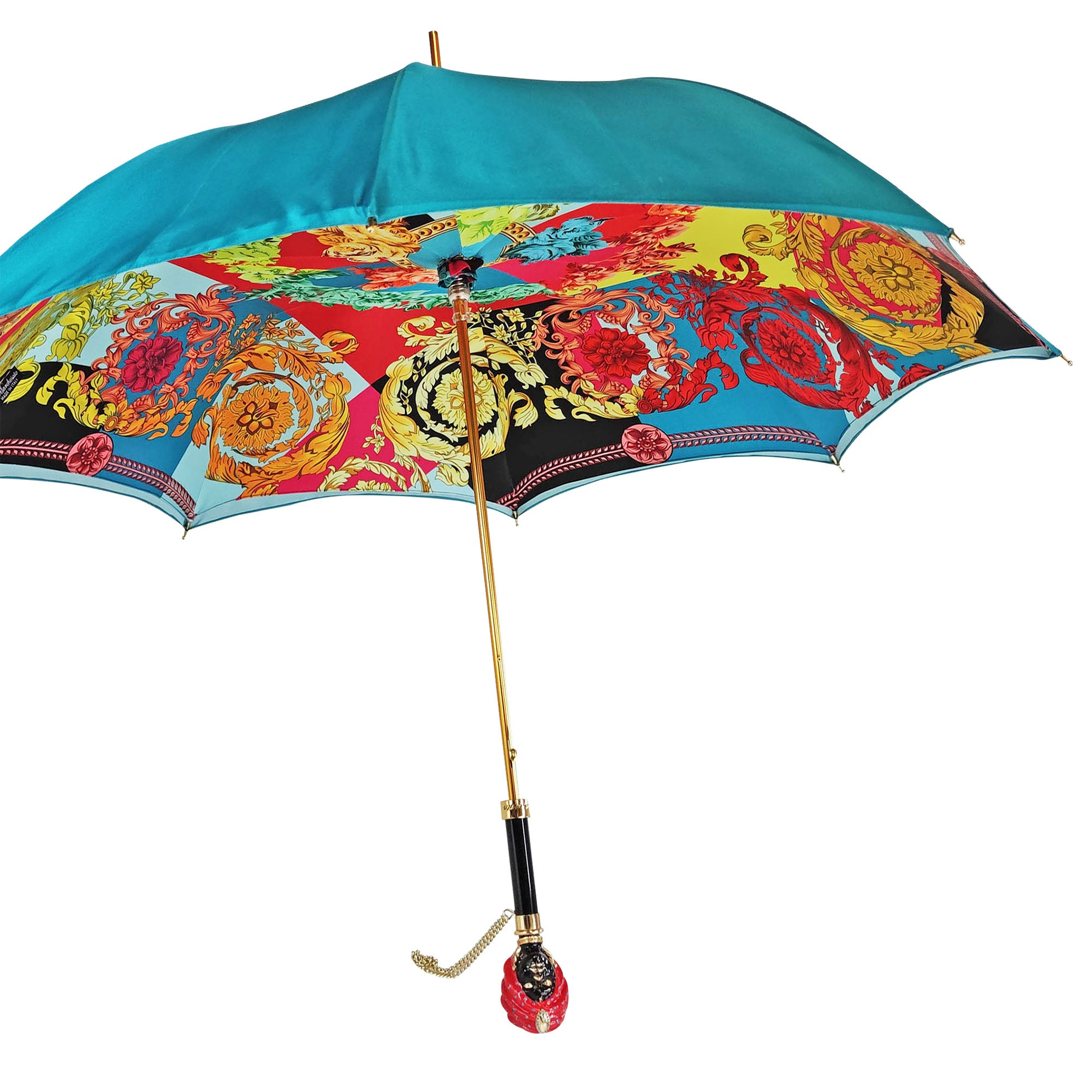 Handcrafted Exclusive Umbrella with Colorful Sicily Design