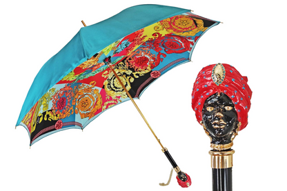 Handcrafted Exclusive Umbrella with Colorful Sicily Design