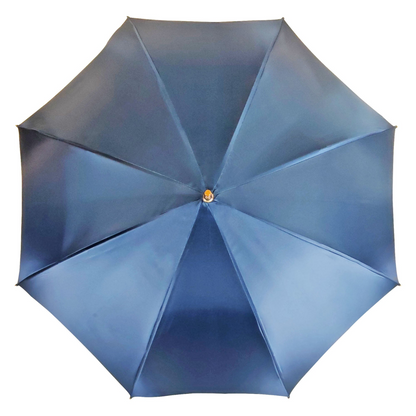 Majestic Blue Umbrella with Turquoise Crystals – Luxury for Women