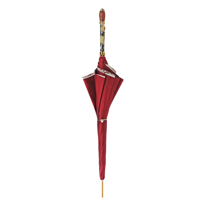 Damask Collection Premium Umbrella – Luxurious 24K Gold-Plated Handle