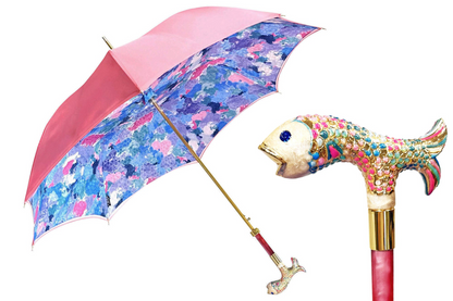 Exclusive Premium Umbrella – Hand-Painted 24K Gold Handle