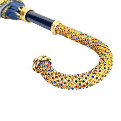 Handcrafted Beautiful Double Canopy Umbrella with Butterfly Design