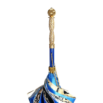 Elegant Handmade Umbrella with Exclusive Majolica Design
