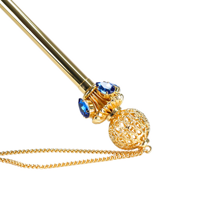 Handmade Umbrellas Featuring 24K Gold-Plated Crystal Handle