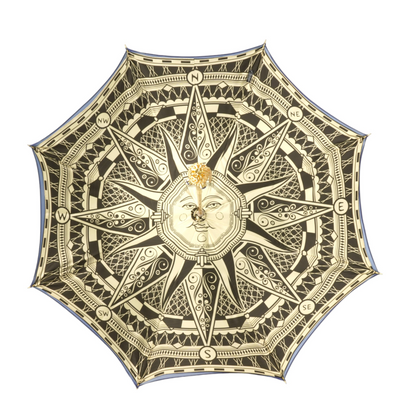 Handmade Umbrellas Featuring 24K Gold-Plated Crystal Handle